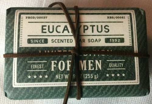 EUCALYPTUS Scented Soap Bar Mens Commonwealth Soap Made in USA Ltd Ed 9 oz New - Picture 4 of 4