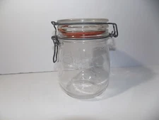 Bocal Le Parfait Super Canning Jar France .75L 750ML Wide Mouth Wire Bail n/seal