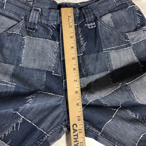 Pantalones de mezclilla Wrangler vintage años 70 raros retazos campana parte inferior llamaradas talla 28 - Imagen 11 de 18