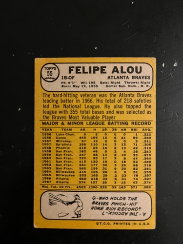 1968 Topps Baseball Cards (1 - 250) - Pick The Cards to Complete Your Set - Picture 97 of 445