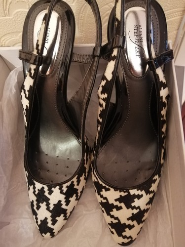 ALFANI - STEP N FLEX- COMFY SLING BACK STILETTO HEELS (UK 4) NWB - Picture 2 of 5