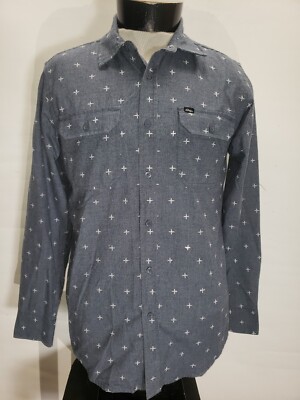 OBEY Mens Small S Button-up shirt Combine ship Discount