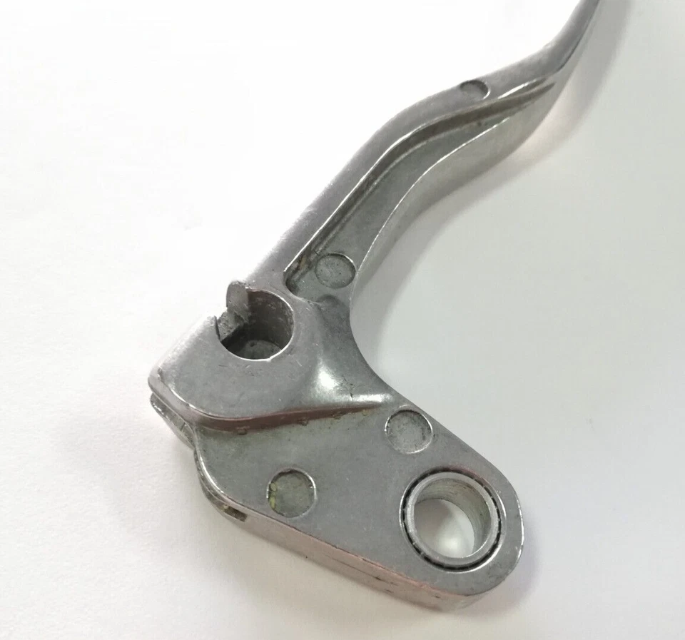 Leva frizione sinistra Yamaha YZ WRF 80 85 125 250 400 argento dal 1990 al 2018 - Immagine 3 di 3