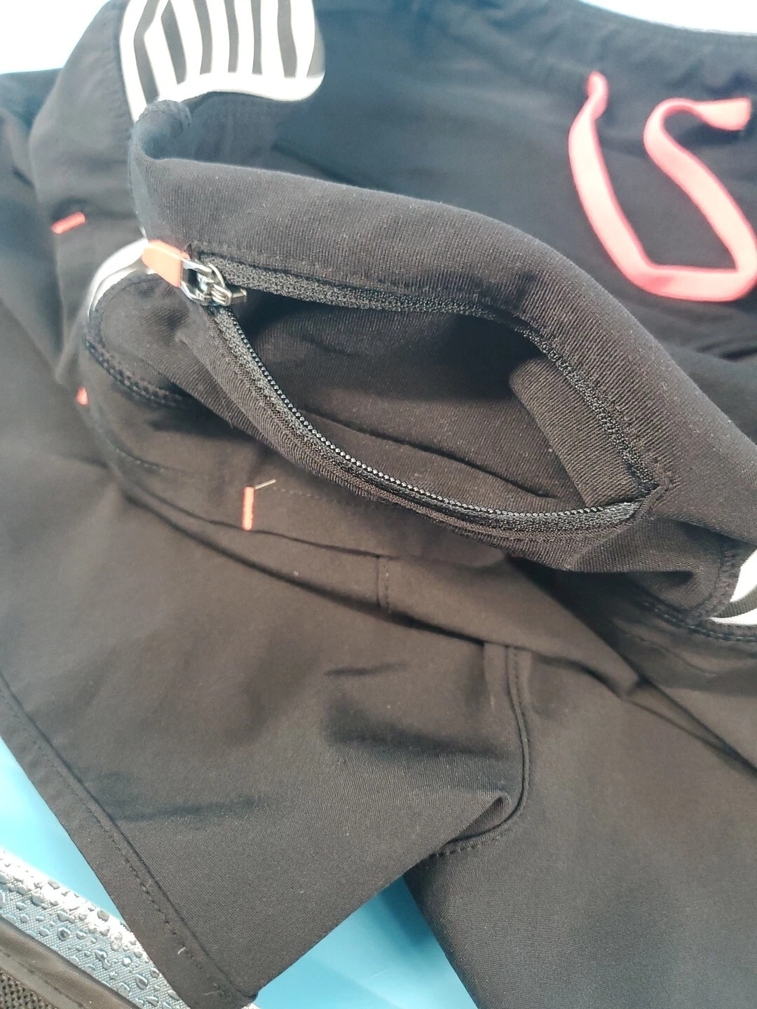 mpg athletic zipped pocket gym workout shorts