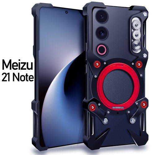 Metal Aluminum Rimless 360 Stand Bumper Case For Meizu 22 Pro 21 Note / Meizu 21 - Picture 2 of 20