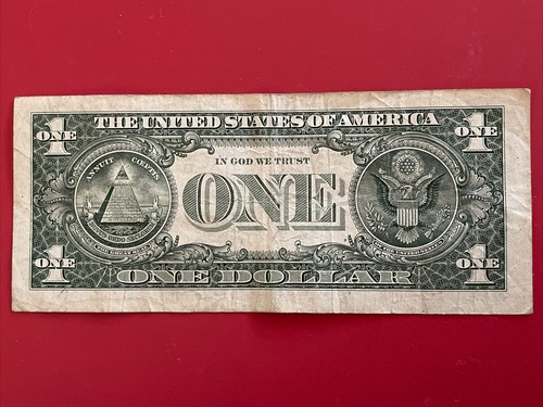 CINQUE of a KIND - RIPETITORE "8" - BANCONOTA DA 1 DOLLARO SER# B 88 6 8 7 88 2 B - VCAUC008 - Foto 12 di 12