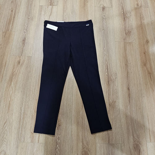 NWT Women's Calvin Klein Pull-On Madison Skinny Pants Dark Blue Size L