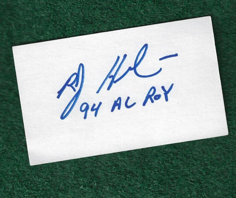 BOB HAMELIN - 1994 A L ROY - 2019 NATIONAL VIP  - AUTOGRAPH "ON CARD" - ROYALS