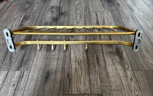 Vintage 1950s Mid Century - Wardrobe Wall, Coat Rack, Hat Rack, Shelf Hanging - Picture 9 of 15