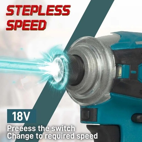 Makita DTD172 18V Cordless Impact Driver LXT BL Brushless Motor Electric Drill - Picture 6 of 7