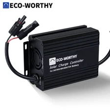 ECO-WORTHY 12A Boost MPPT Solar Charge Controller for 48V/60V/72V Golf Cart