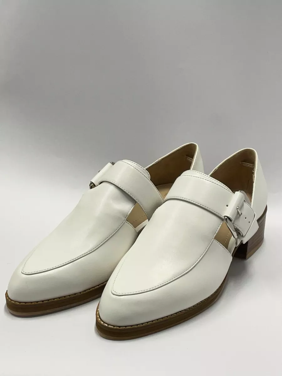 Zara hotsell white loafers