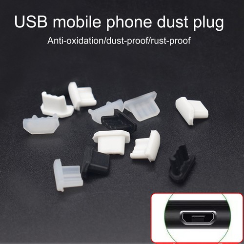 5X Cache Bouchon Anti Poussière Chargeur Port Caps Accessoires pour Interface Micro-USB - Photo 2 sur 15