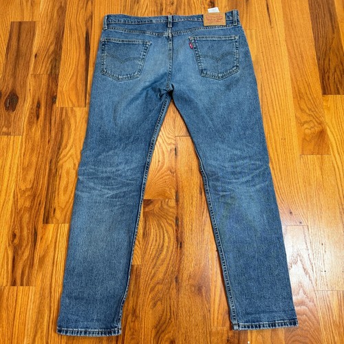 USED - Herren Levi’s 502 Denim Blue Jeans 34 x 34 Vintage Distressed Japan ausgefranst - Bild 15 von 23
