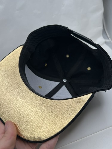 Ringling Bros. And Barnum & Bailey Circus Hat Black & Gold Foil Tiger Vintage - Picture 5 of 5