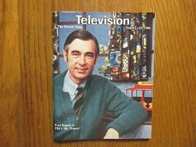 August 17,1986 Detroit  News  Television  Magazine (MISTER  ROGERS/FRED  ROGERS)