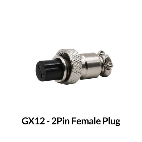 GX12 / GX16 / GX20 Aviation Connector Plug / Socket Metal Panel / Inline Cable - Picture 20 of 148