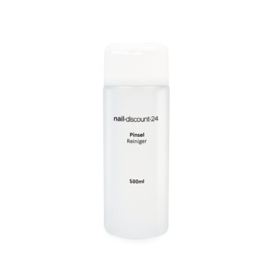 (9,90 /L) PINSEL REINIGER 500ml Nailart Gel Pflege Nagel Design Brush Make Up