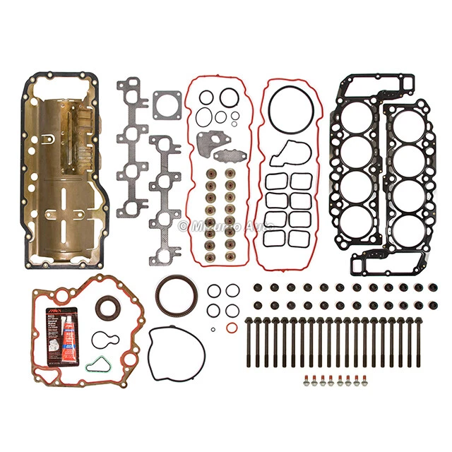 Full Gasket Set Head Bolts Fit 02-07 Dodge Ram Jeep Grand Cherokee 4.7L 287CID - Image 2 of 4