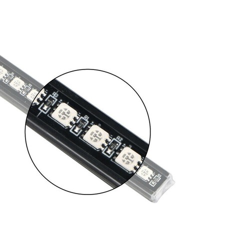 22in RGB 7Color 48 LED Night Rider Scanner Bulbs Bar Car Flash Strobe w/ Remote - Picture 4 of 12
