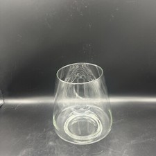 Hand Blown Clear Glass Vase