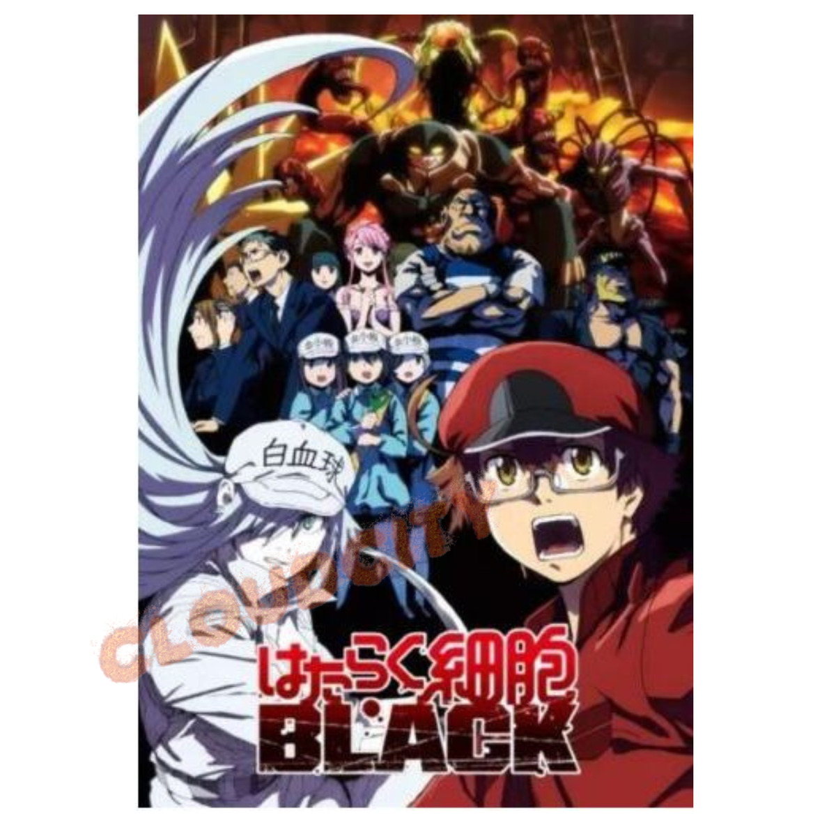 Animes In Japan 🎄 on X: INFO Capa do Blu-ray/DVD do evento especial da  colaboração entre Hataraku Saibou (Cells at Work!) e Hataraku Saibou  Black (Cells at Work! CODE BLACK!). 📌 Lançamento