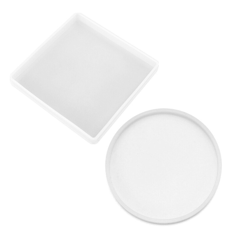 Crystal Mold Mug Pad Resin Casting Mold DIY Craft Cups Mats Mold
