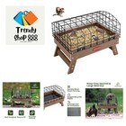 Freestanding Squirrel Proof Bird Feeder – Eco-Friendly, 5 LBS Capacity in Brown