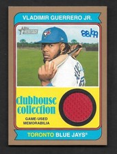 2023 Topps Heritage VLADIMIR GUERRERO Jr Gold Clubhouse Collection Relics 88/99