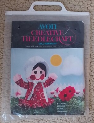 Vintage Avon Creative Needlecraft Doll Making  Kit Calico Kate