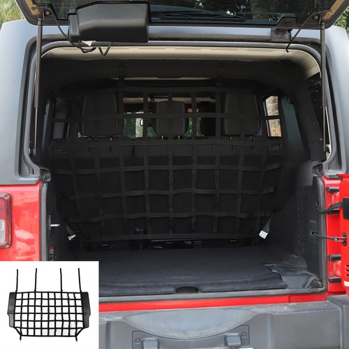 Trunk Isolation Net Cargo Net Back Seat Pet Barrier for Jeep Wrangler JK JL 07+ | eBay Trunk Isolation Net Cargo Net Back Seat Pet Barrier for Jeep Wrangler JK JL 07+ | eBay