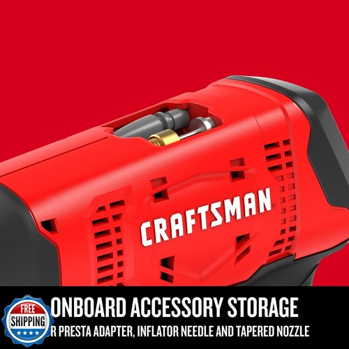 CRAFTSMAN V20 Air Compressor Portable, Cordless Tire Inflator, Up to 150 PSI - Picture 3 of 5