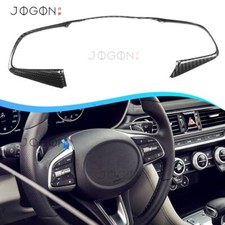 IK G70 Real Carbon For Genesis G70 Sport 2019+ Steering Wheel Decor Button Cover