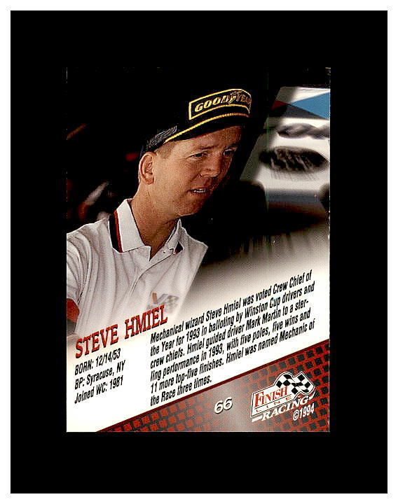 1994 FINISH LINE RACING NASCAR TRADING CARDS #1-150 YOU PICK SEE SCANS - Picture 133 of 299