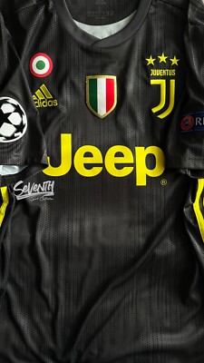 Juventus 2018 2019 Official 3rd Shirt Cristiano Ronaldo UCL