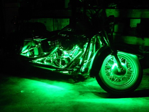 4PCS Flexible Motorcycle Tail Light LED Strip Brake Stop Turn Signals - Picture 3 of 19