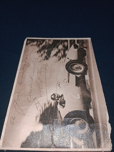Original Juan Manuel Fangio photo signed 155 mm x 105 mm Formula 1 - Picture 5 of 9