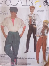 McCall's Sewing Pattern #2077-Misses' PANTS-Slacks-3  Styles-Size: 8-UNCUT