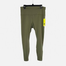 NWT All in Motion Size XXL Flex Ultra High Rise 7/8 Leggings Green Yoga Athletic