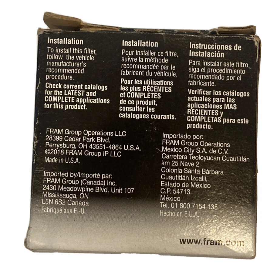 Filtro de aceite marco genuino PH6017A motocicleta ATV UTV repuesto ¡Envío rápido! Foto 3 de 4