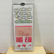 Sizzix Emboss and Die Rise And Shine Set Cardmaking. Scrapbooking New