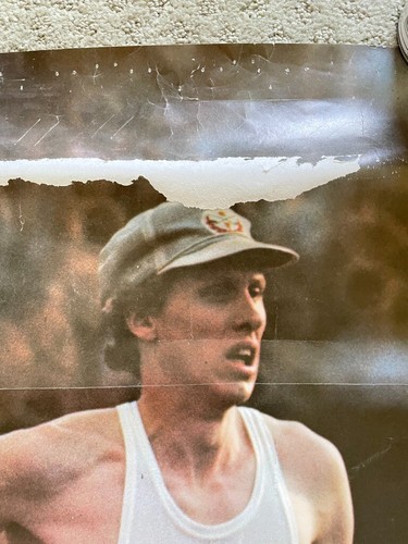 Vintage 1972 Dave Wottle Olympics Poster - Picture 2 of 9