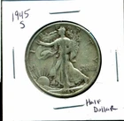 1945 S Walking Liberty Half Dollar Key Date Silver Rare 50 Cent Coin U.S 10#6043