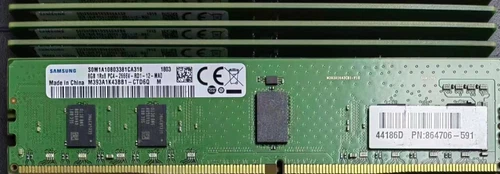 SAMSUNG 8GB DDR4 2666 Server RDIMM RAM 1Rx8 PC4-21300 M393A1K43BB1-CTD 288pin