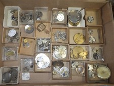 Watch Movement Replacement Part LARGE LOT 100 Pocket Watches Elgin Hamilton e