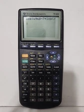 Texas Instruments TI 83 Graphing Calculator with Cover Tested Calculus