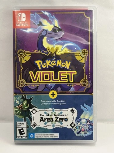 Pokemon Violet + Hidden Treasure of Area Zero (Game + DLC) (Nintendo Switch)