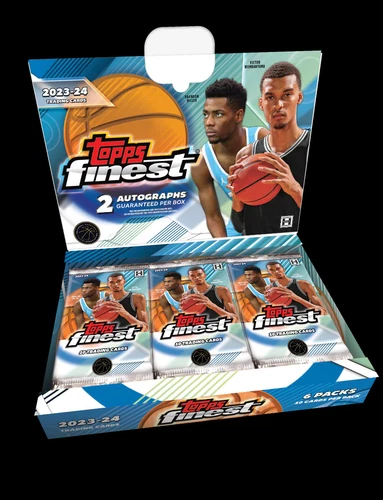 2023/24 TOPPS FINEST BASKETBALL HOBBY BOX STOCK #238256