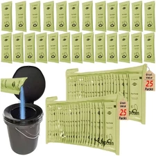 Outdoor Toilet Solutions: Fast-Acting, Odor-Eliminating Gel Powder for Camping