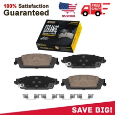 REAR Ceramic Brake Pads for 2015-19 Chevy Silverado GMC Sierra 1500 Yukon Tahoe
